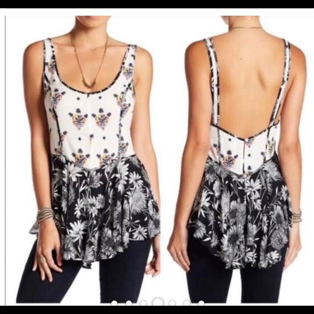 NWT Free People Women's Intimately Mix Floral Cami